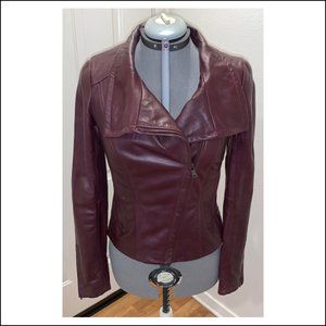 Danier Leather - Oxblood Leather Jacket